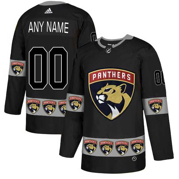 Customized Men's Florida Panthers Black Team Logos Fashion Adidas Jersey,We sell and wholesale Customized Men's Florida Panthers Black Team Logos Fashion Adidas Jersey on line form chian!